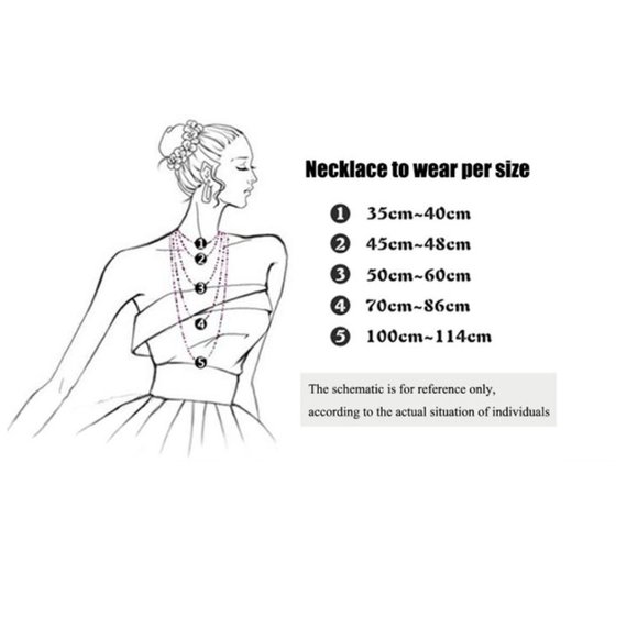 NEW Silver/Rose Gold Simple Zircon Circle Necklace - Picture 6 of 6